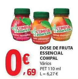 E.Leclerc Dose de fruta essencial compal vários promoção