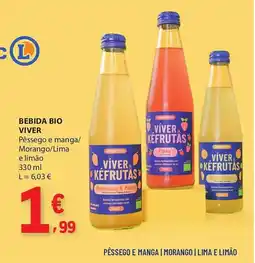E.Leclerc Bebida bio viver promoção