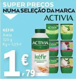 E.Leclerc Kéfir aveia activia promoção