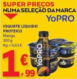 E.Leclerc Iogurte líquido proteico promoção