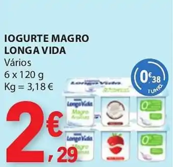 E.Leclerc Iogurte magro longa vida promoção