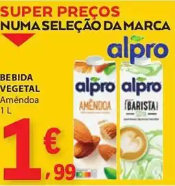 E.Leclerc Bebida vegetal amêndoa promoção