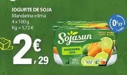 E.Leclerc Iogurte de soja promoção