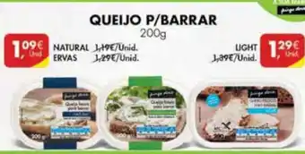Pingo Doce Queijo P/Barrar Natural Ervas 200g promoção