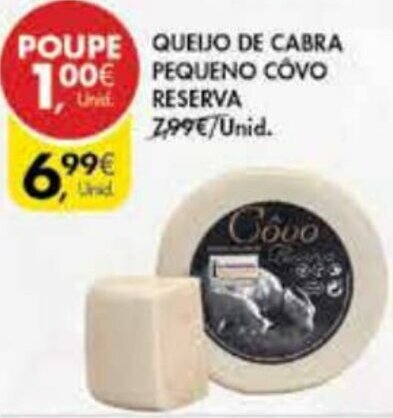 Pingo Doce Queijo de Cabra Peqieno Côvo Reserva promoção