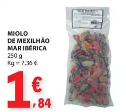 E.Leclerc Miolo de mexilhão mar ibérica promoção