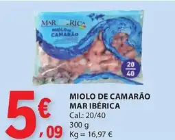E.Leclerc Miolo de camarão mar ibérica promoção