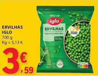 E.Leclerc Ervilhas iglo promoção