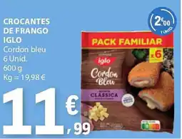 E.Leclerc Crocantes de frango iglo promoção
