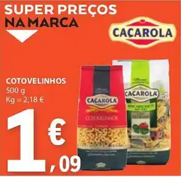 E.Leclerc Cotovelinhos cacarola promoção