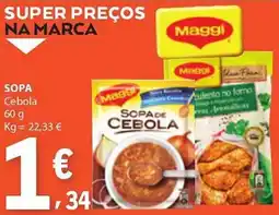 E.Leclerc Sopa maggi cebola promoção
