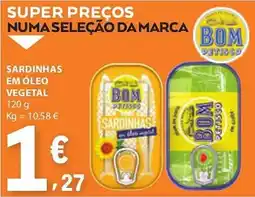 E.Leclerc Sardinhas em óleo vegetal bom petisco promoção