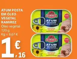 E.Leclerc Atum posta em óleo vegetal ramirez óleo vegetal promoção