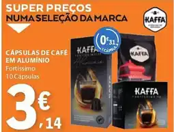 E.Leclerc Cápsulas de café em alumínio promoção