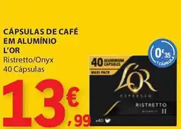E.Leclerc Cápsulas de café em alumínio l'or promoção