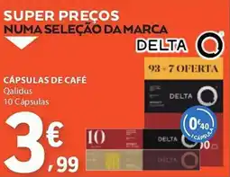 E.Leclerc Cápsulas de café delta q promoção