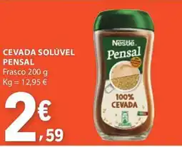E.Leclerc Cevada solúvel pensal frasco promoção