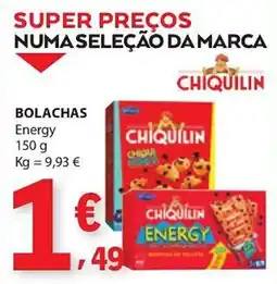 E.Leclerc Bolachas chiquilin energy promoção