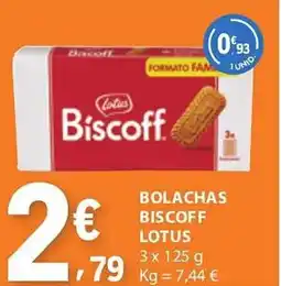 E.Leclerc Bolachas biscoff lotus promoção