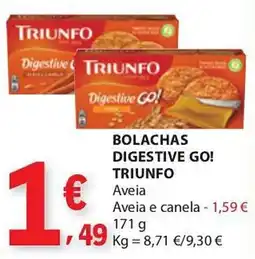 E.Leclerc Bolachas digestive go! triunfo promoção