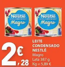 E.Leclerc Leite condensado nestlé magro promoção