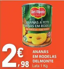 E.Leclerc Ananás em rodelas delmonte lata promoção