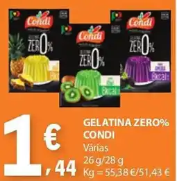 E.Leclerc Gelatina zero% condi promoção