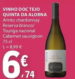 E.Leclerc Vinho doc tejo quinta da alorna promoção