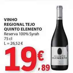 E.Leclerc Vinho regional tejo quinto elemento promoção