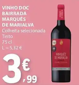 E.Leclerc Vinho doc bairrada marqués de marialva promoção