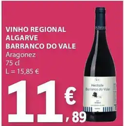 E.Leclerc Vinho regional algarve barranco do vale promoção