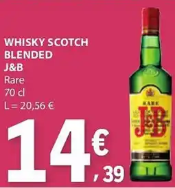 E.Leclerc Whisky scotch blended j&b promoção