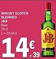 E.Leclerc Whisky scotch blended j&b promoção