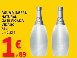 E.Leclerc Água mineral natural gaseificada vidago promoção