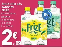 E.Leclerc Água com gás sabores frize promoção