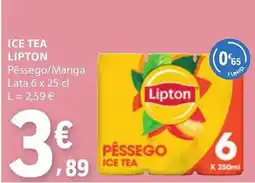 E.Leclerc Ice tea lipton promoção