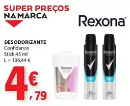 E.Leclerc Desodorizante rexona promoção