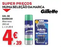 E.Leclerc Gel de barbear gillette promoção