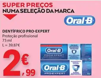 E.Leclerc Dentífrico pro-expert oral-b promoção
