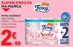 E.Leclerc Papel higiénico Foxy promoção