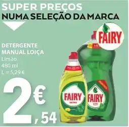 E.Leclerc Detergente manual loiça fairy promoção