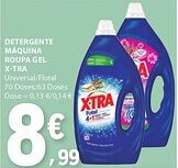E.Leclerc Detergente máquina roupa gel x-tra promoção