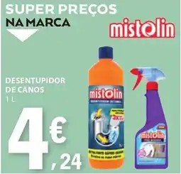 E.Leclerc Desentupidor de canos mistolin promoção