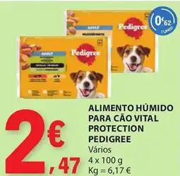 E.Leclerc Alimento humido para cão vital protection pedigree promoção