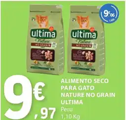 E.Leclerc Alimento seco para gato nature no grain ultima peru promoção