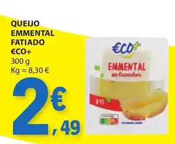 E.Leclerc Queijo emmental fatiado €co+ promoção