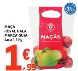 E.Leclerc Maçã royal gala marca guia saco promoção