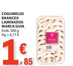E.Leclerc Cogumelos brancos laminados marca guia promoção