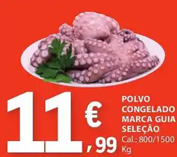 E.Leclerc Polvo congelado marca guia seleção promoção
