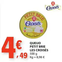 E.Leclerc Queijo petit brie les croisés promoção